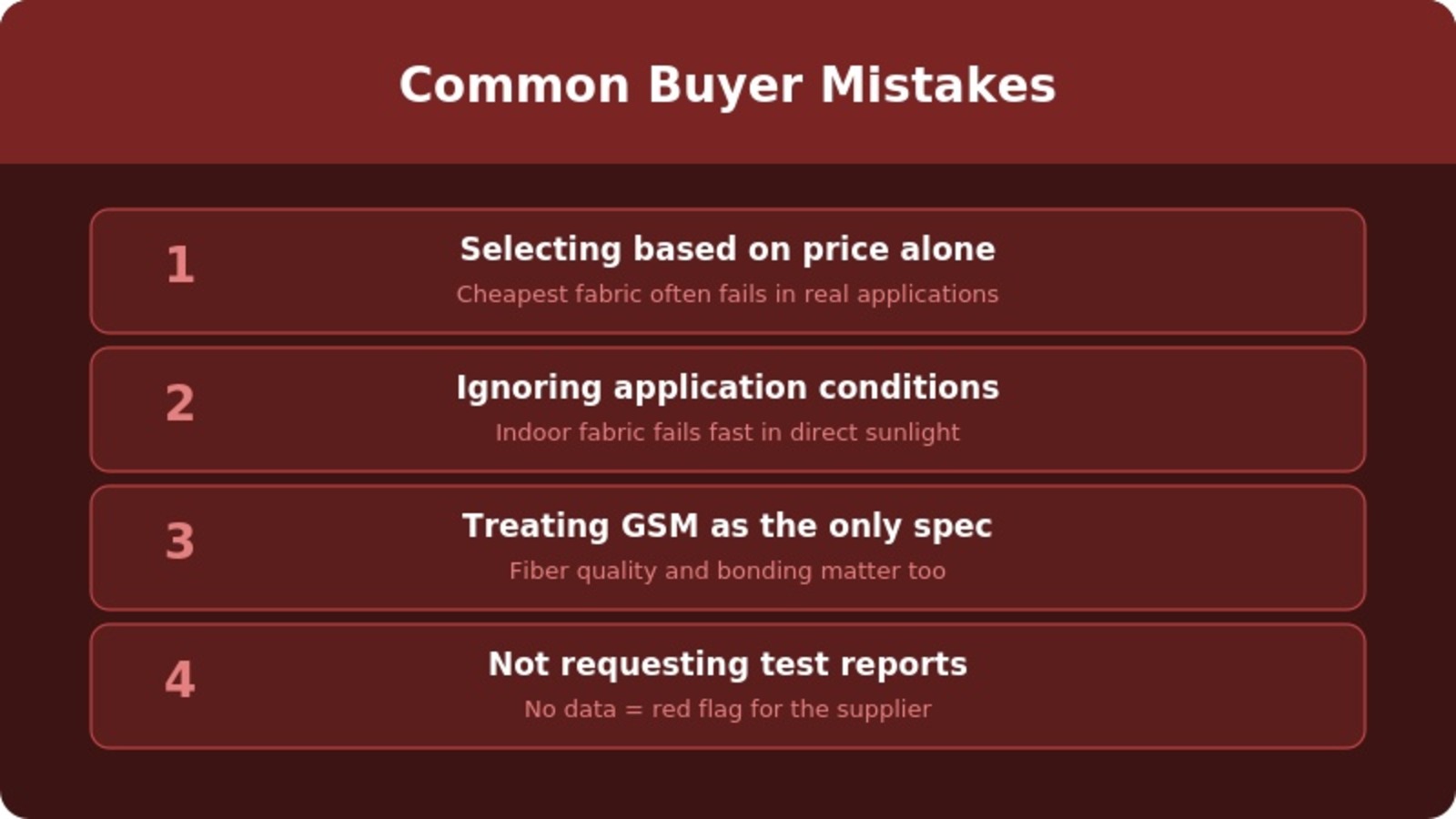 13 mistakes