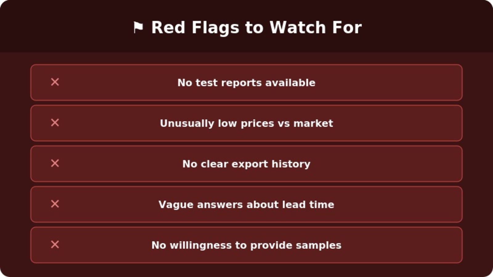 Red flags when sourcing spunbond nonwoven fabric