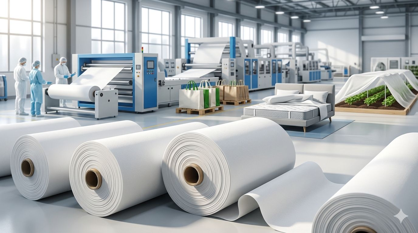 PP Spunbond Nonwoven Fabric Manufacturing Process