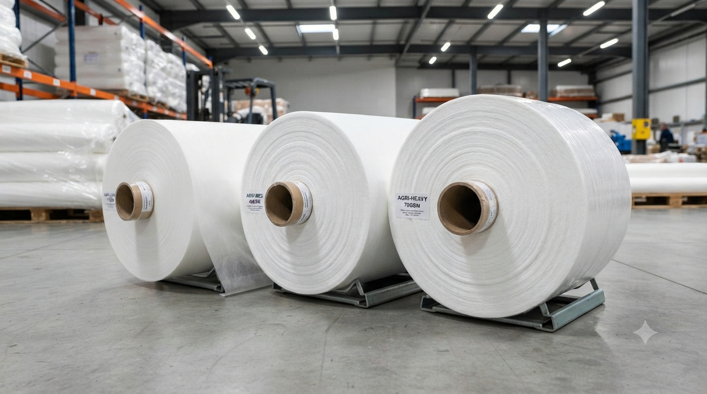 Different GSM levels of agricultural spunbond fabric
