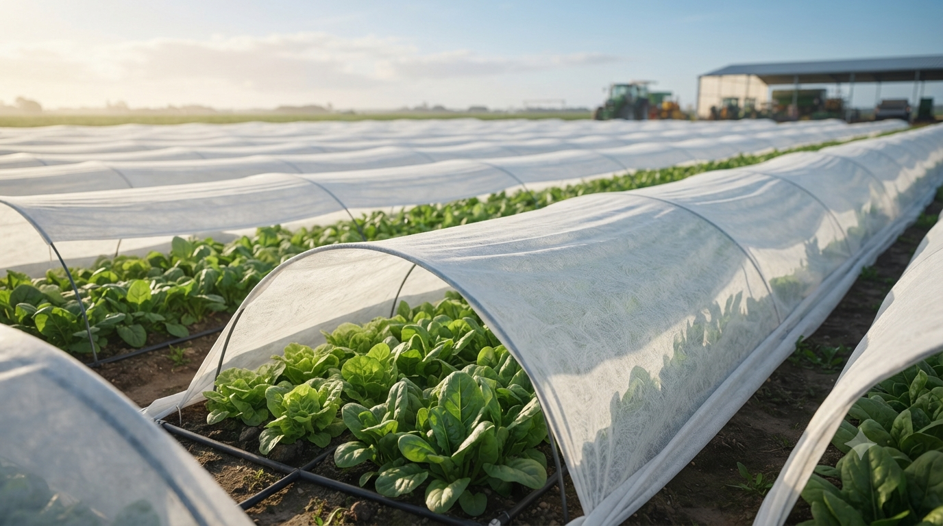 UV stabilized agricultural spunbond fabric