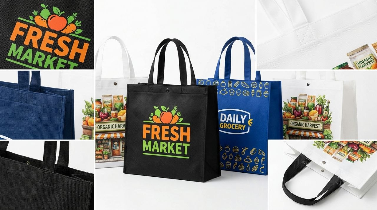 Printing on Spunbond Shopping Bags
