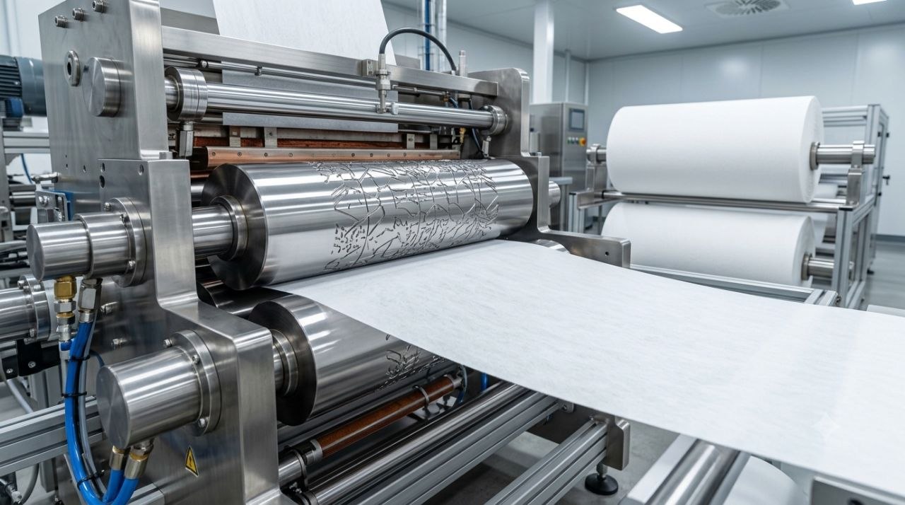 Manufacturing process of polypropylene medical spunbond nonwoven fabric